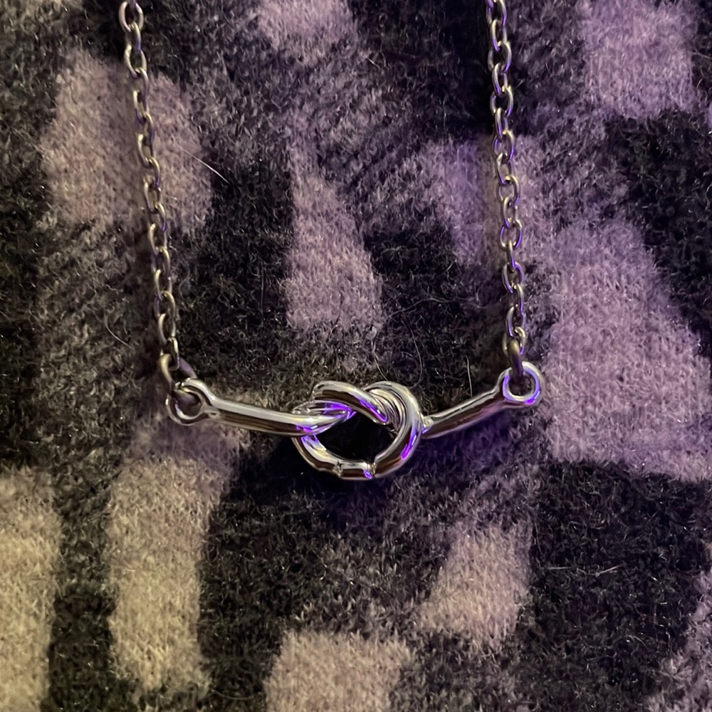 Sterling silver infinity necklace 16 inches